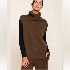 NakedCashmere Brown Cowl Neck Sweater